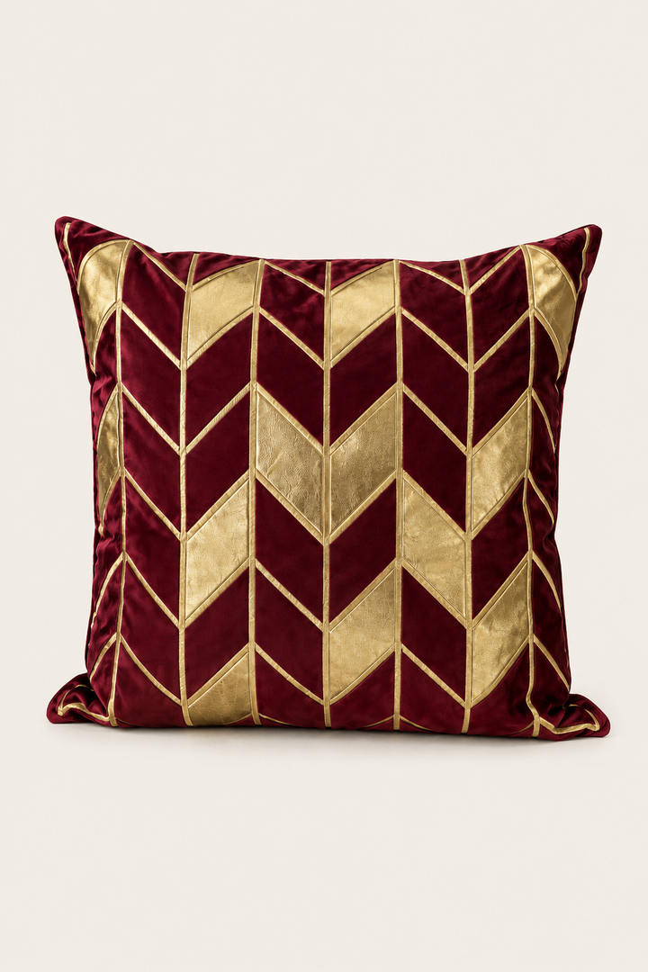 Chevron Velvet Cushion Cover