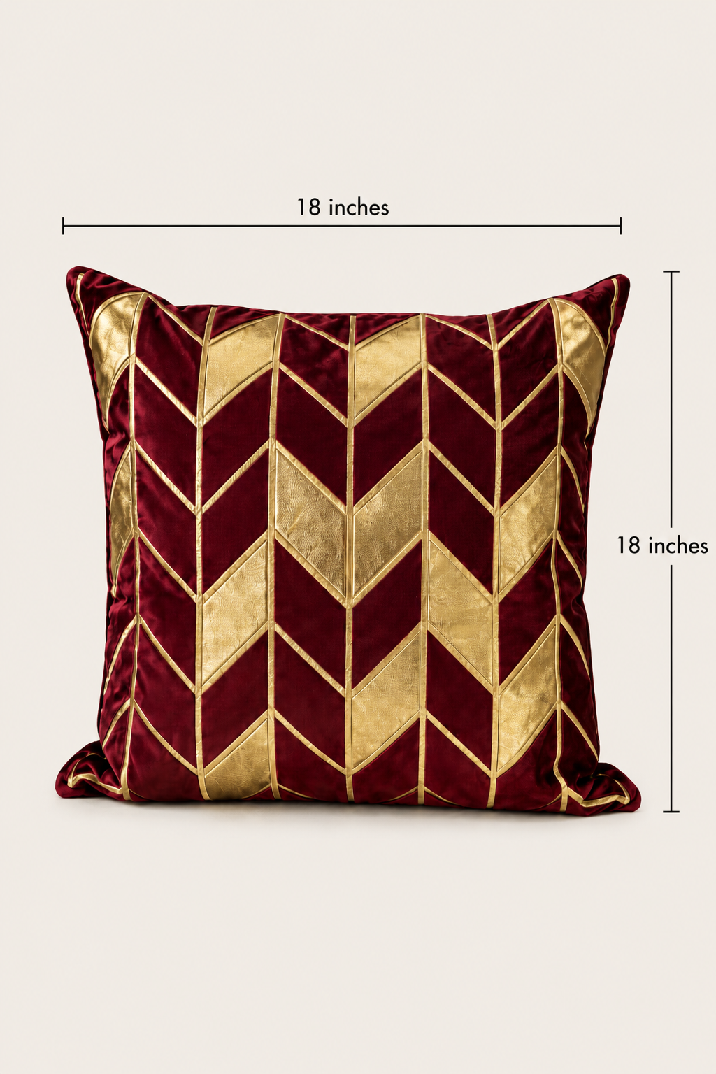 Chevron Velvet Cushion Cover