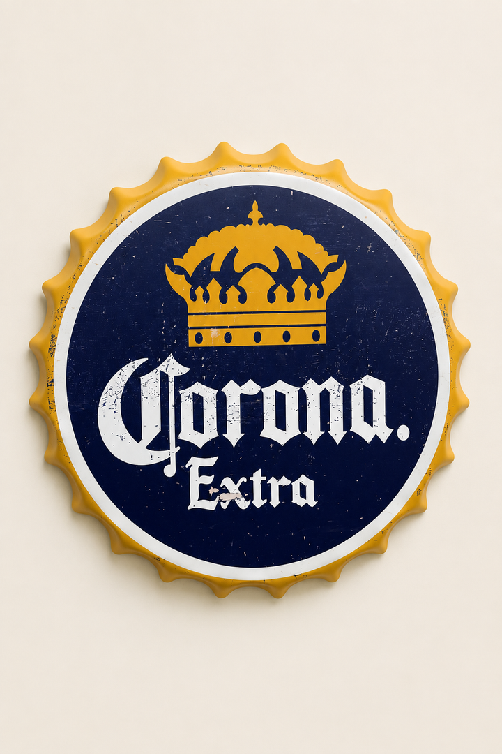 Corona Extra Metal Bottle Cap Wall Decor
