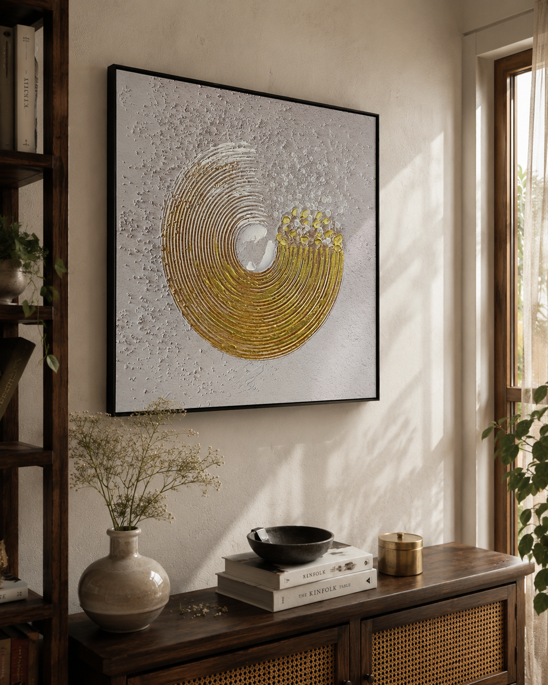 Golden Meridian Canvas Wall Art