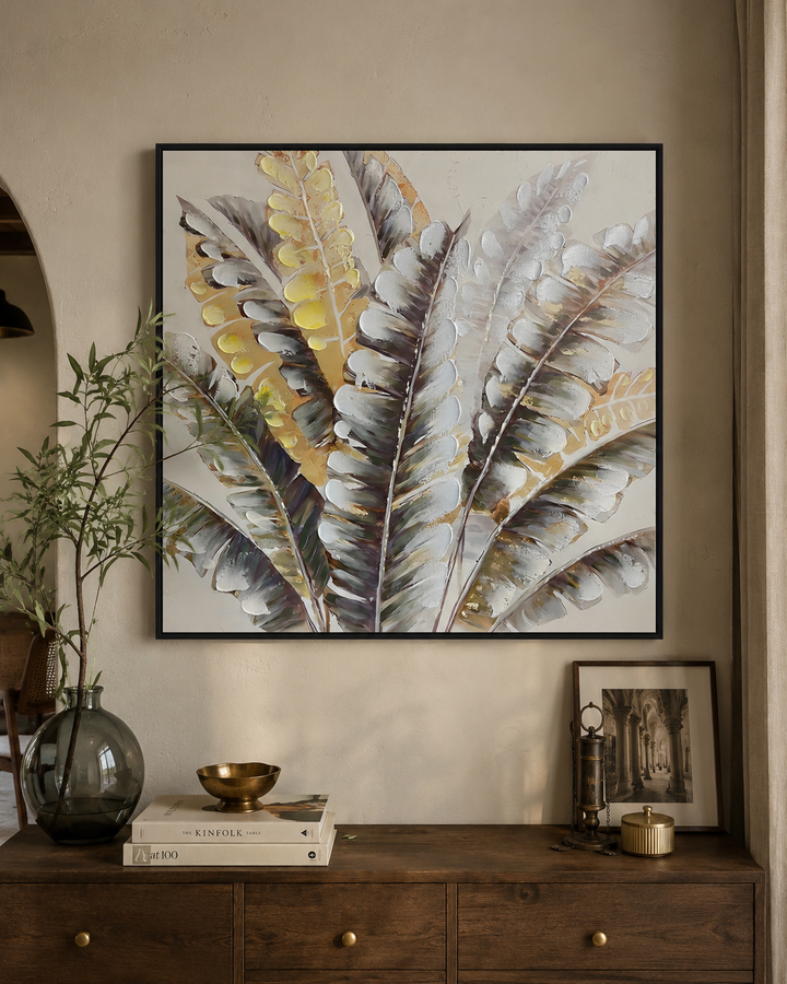 Golden Serenity Canvas Wall Art