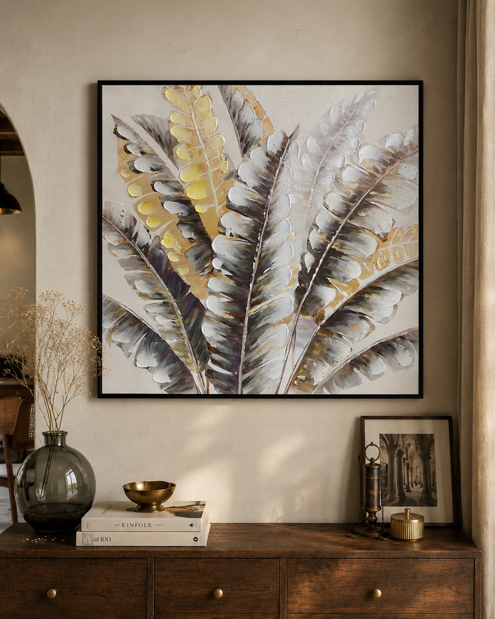 Golden Serenity Canvas Wall Art