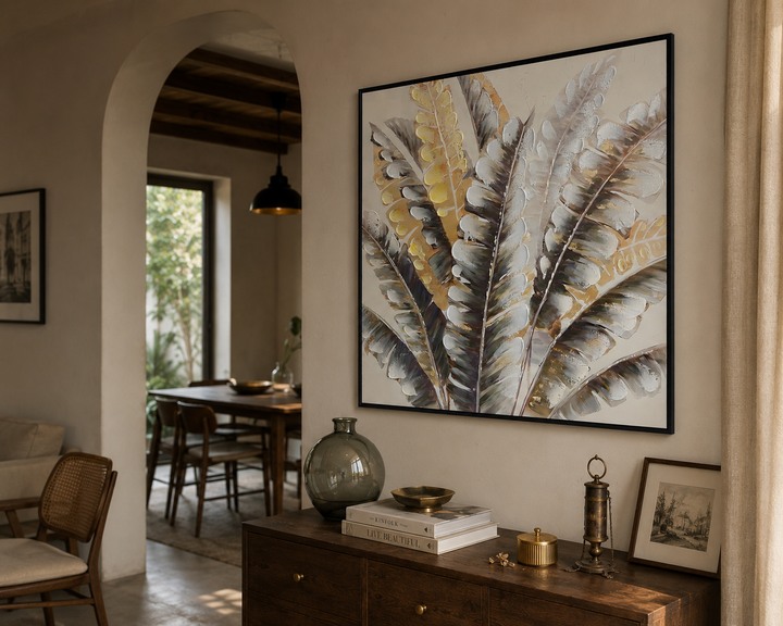 Golden Serenity Canvas Wall Art