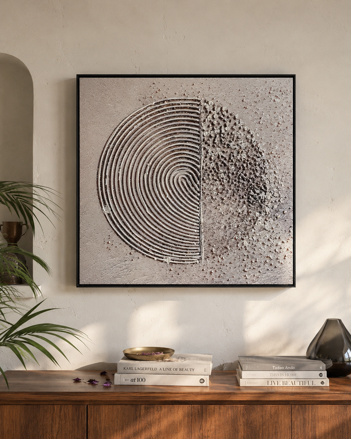 Harmonic Circles Canvas Wall Art