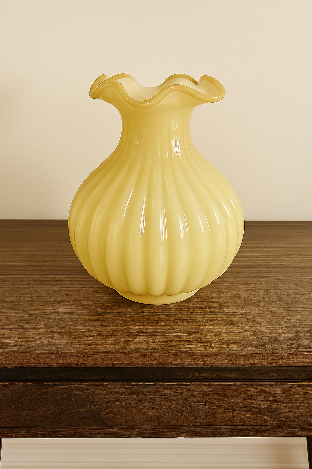 Solara Bloom Ribbed Vases