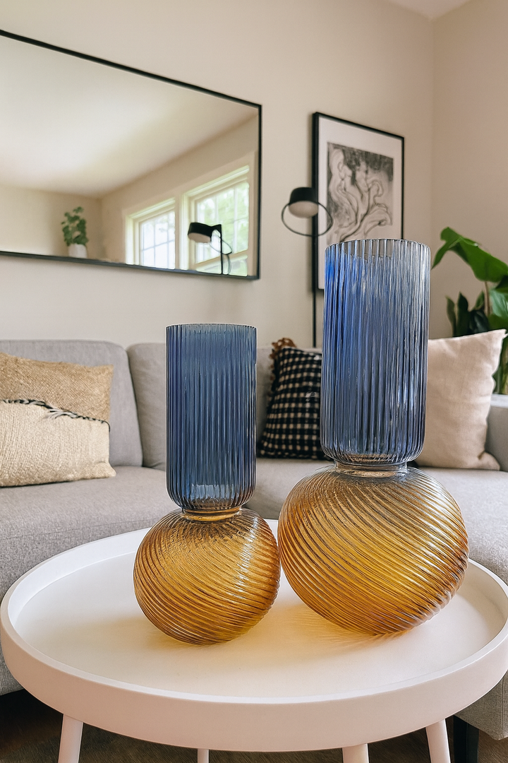Novelle Swirl Vase Set