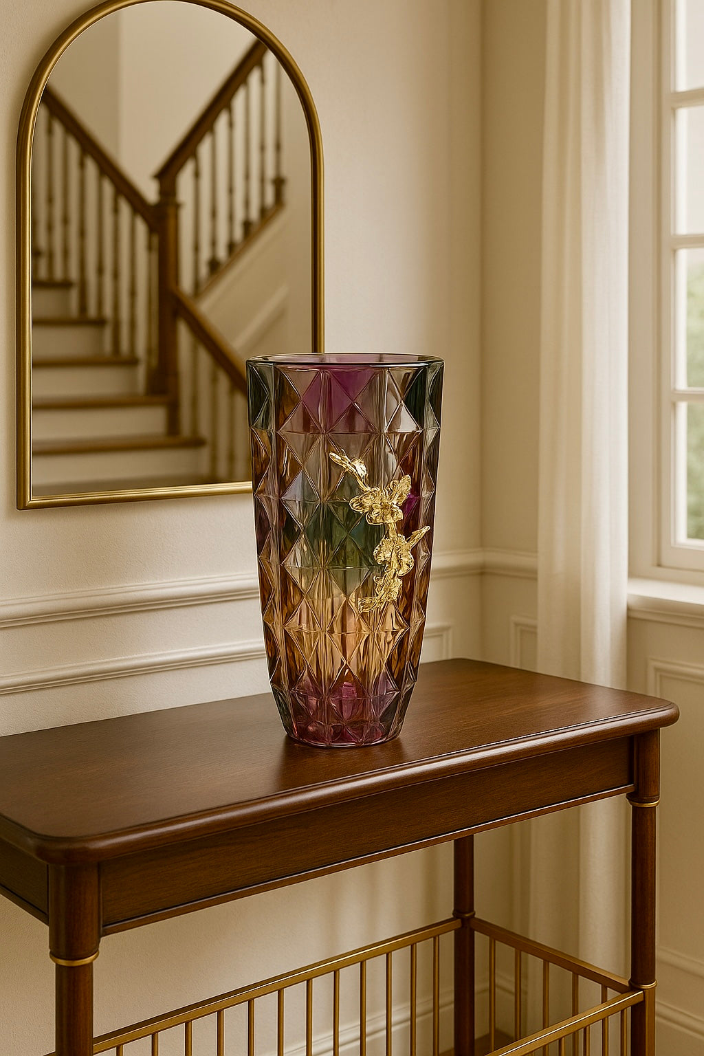Prism Bloom Crystal Vase