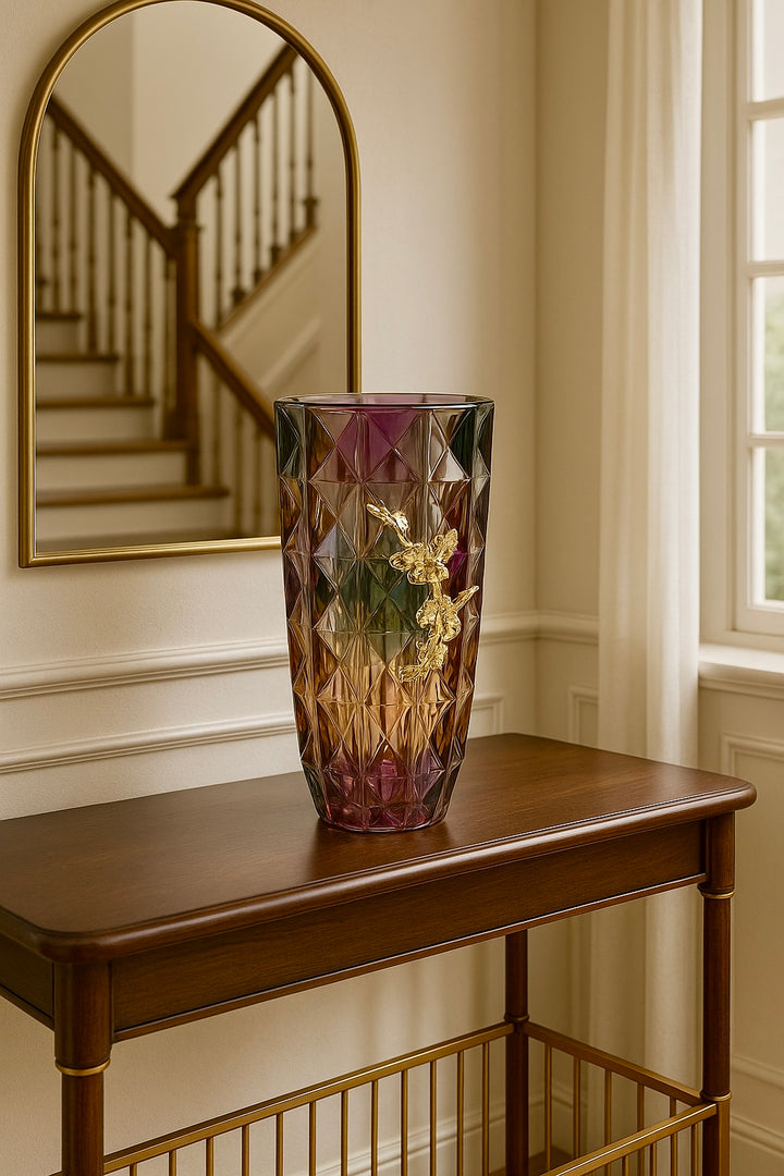 Prism Bloom Crystal Vase
