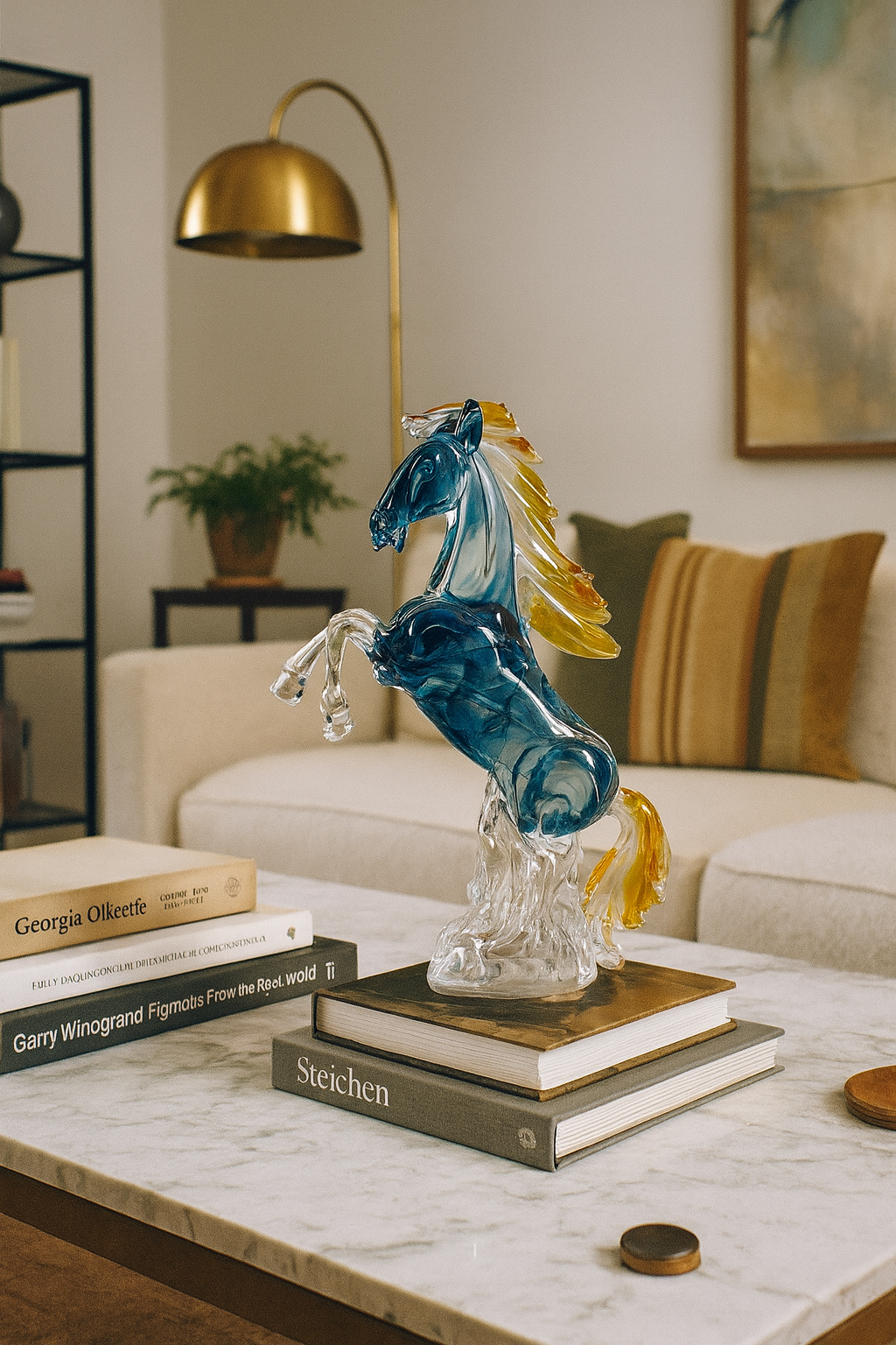 Celestial Grace Stallion Sculpture