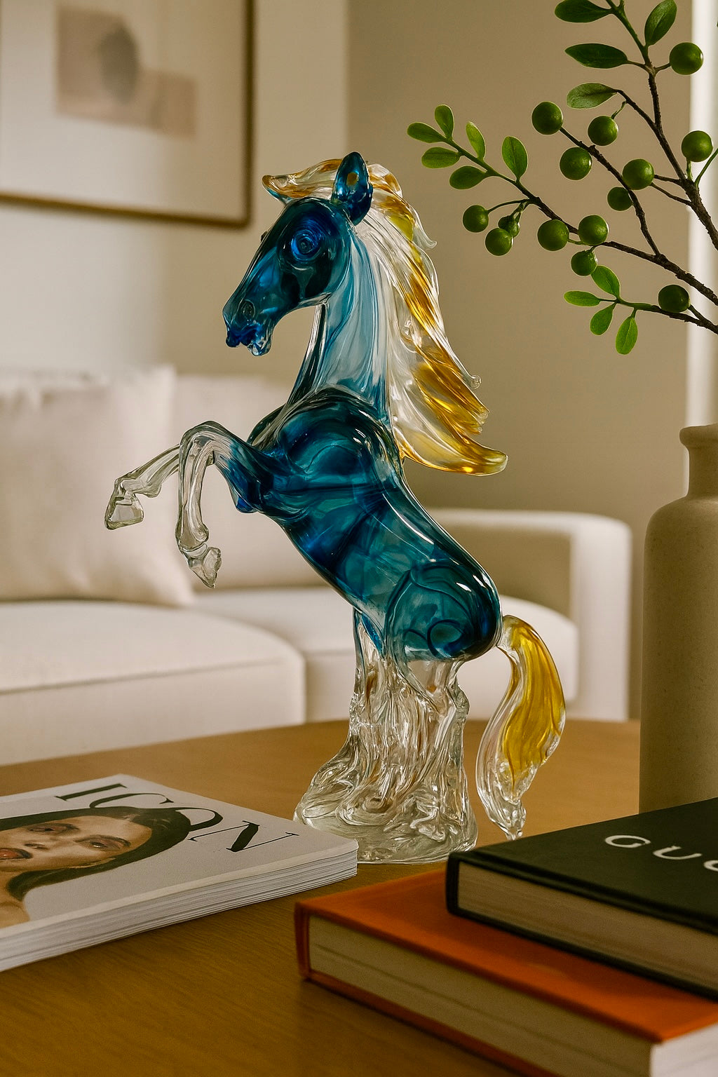 Celestial Grace Stallion Sculpture
