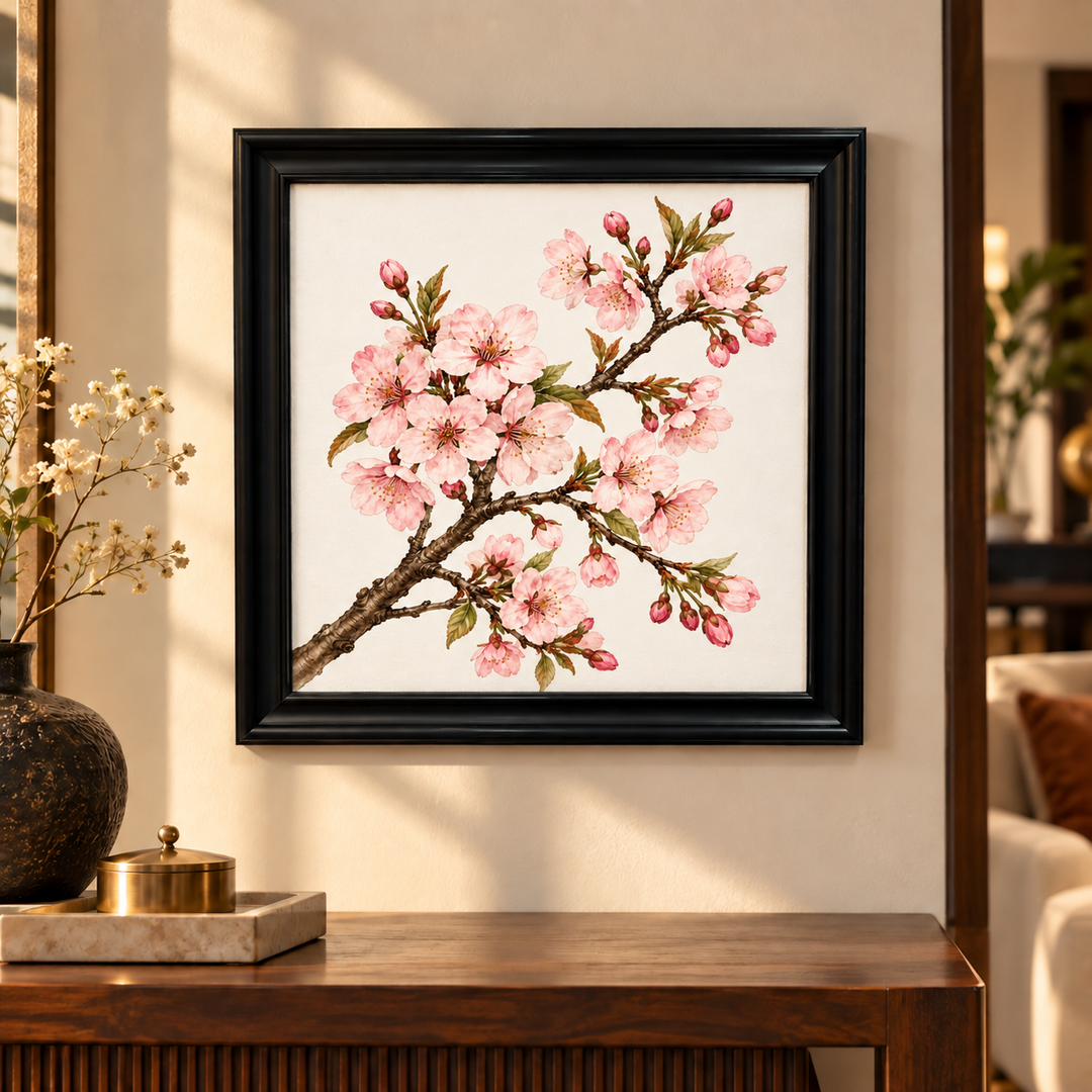 Cherry Blossom Branch Wall Art