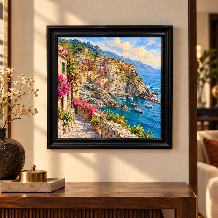 Cinque Terre Coastal Village Wall Art