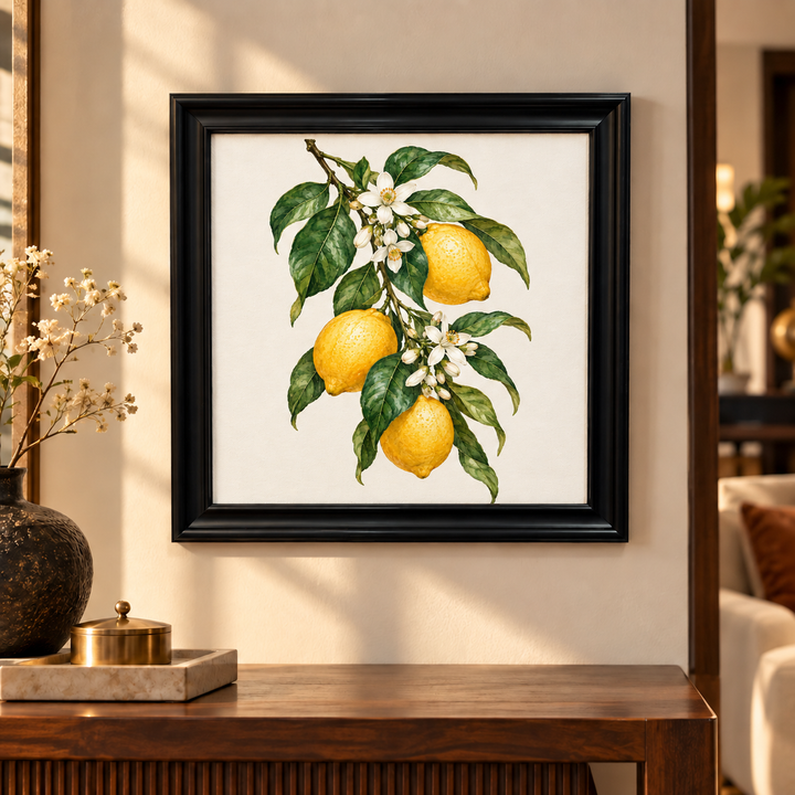 Citrus Blossom Branch Wall Art