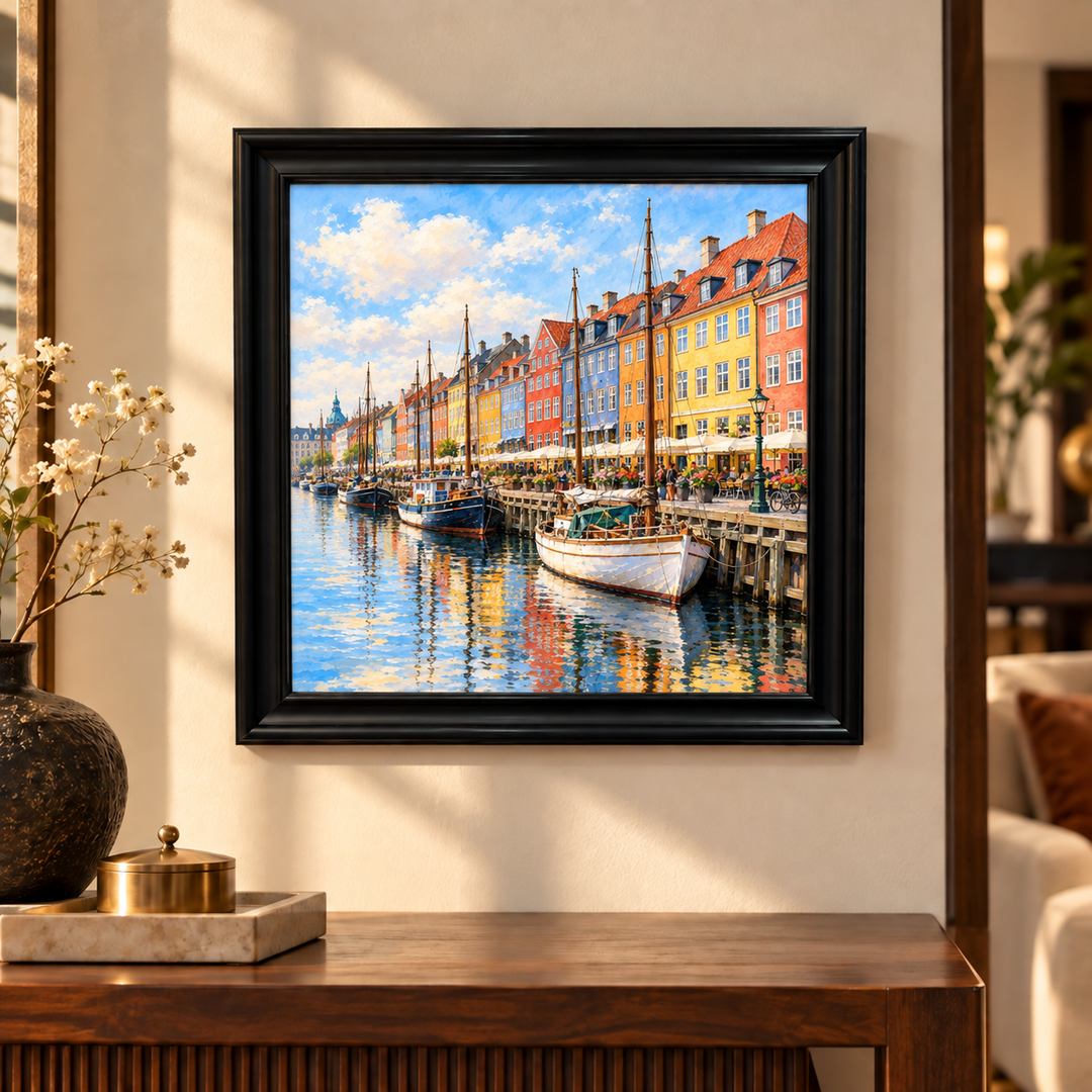 Copenhagen Nyhavn Harbour Wall Art