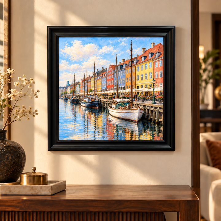 Copenhagen Nyhavn Harbour Wall Art