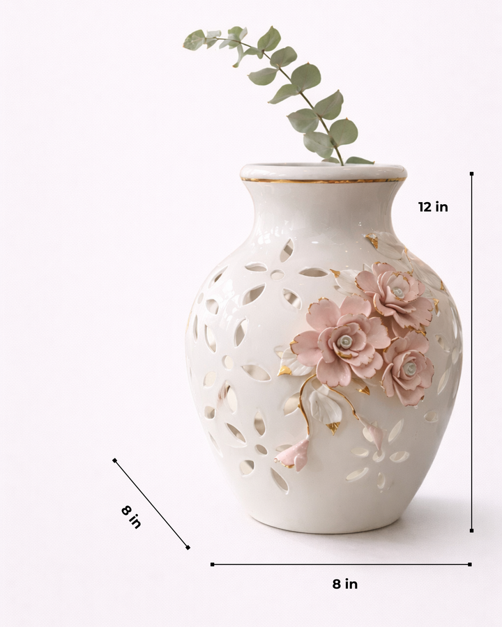 Rosabella Bloom Ceramic Vase