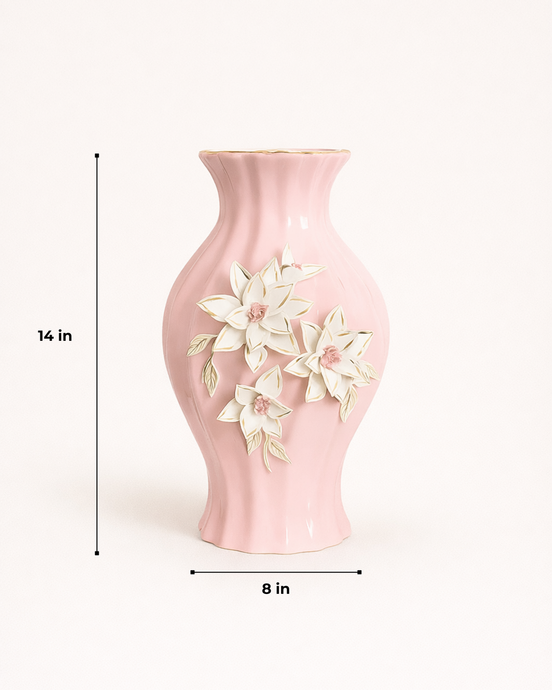 Blossom Reverie Ceramic Vase Set
