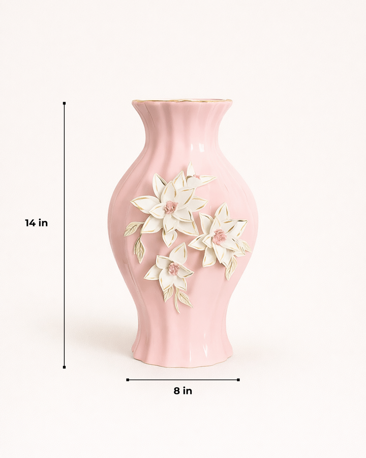 Blossom Reverie Ceramic Vase Set