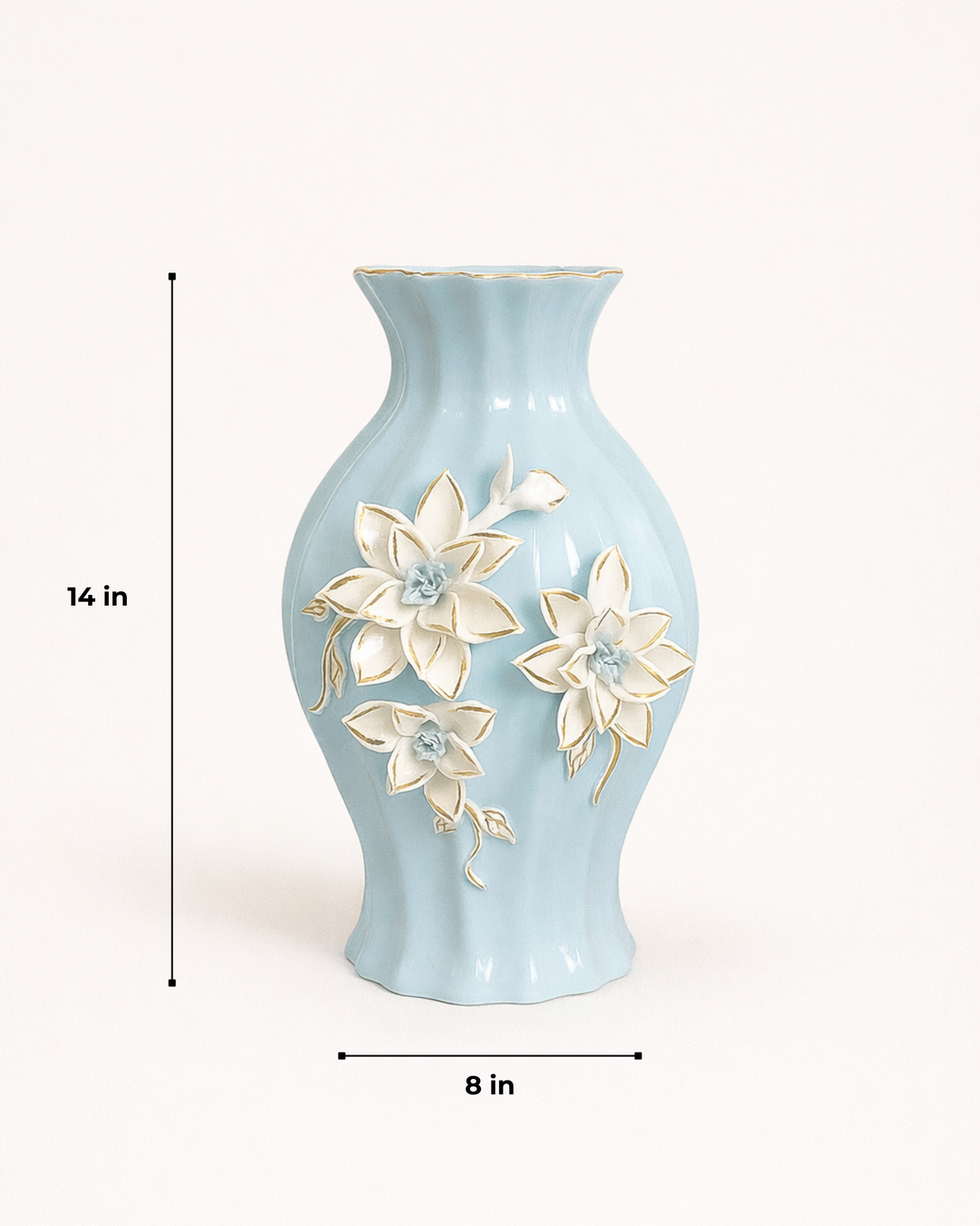 Blossom Reverie Ceramic Vase Set