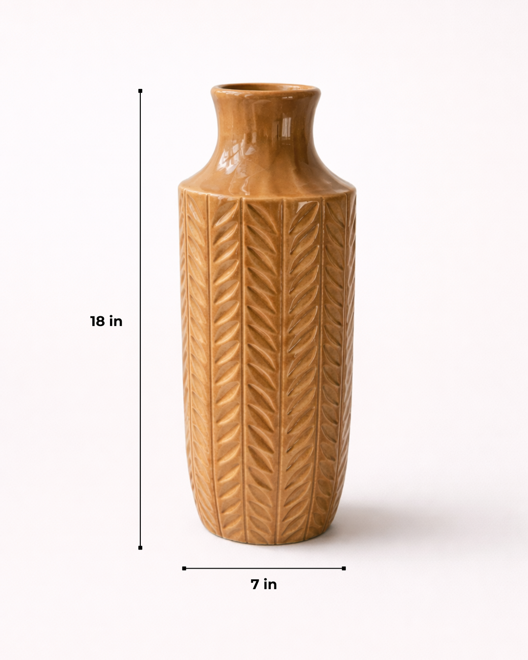 Leafline Elegance Vase