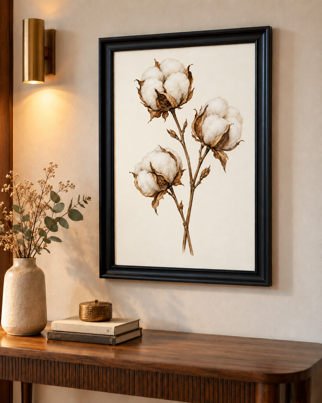 Cotton Stem Study Wall Art