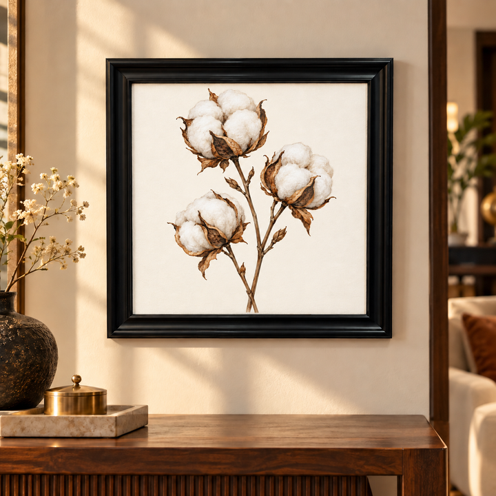 Cotton Stem Study Wall Art
