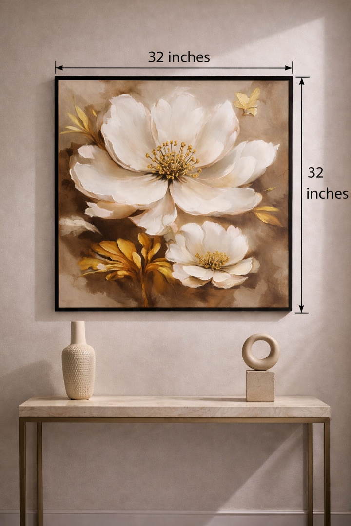 Soft Blossom Aura Canvas Wall Art