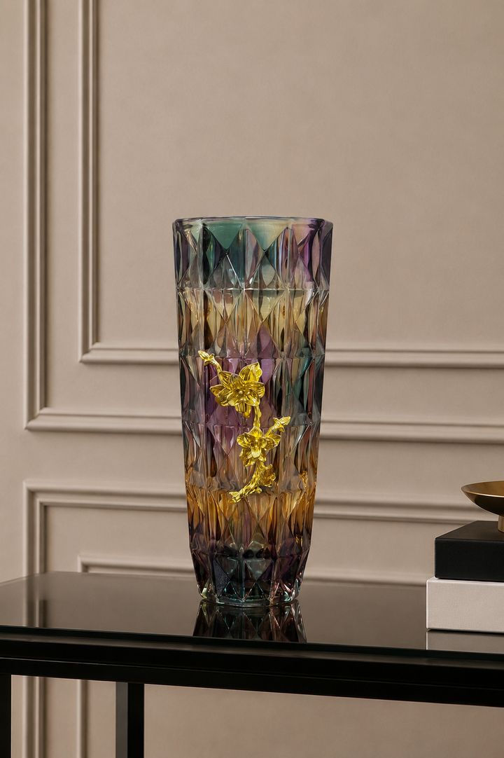 Prism Bloom Crystal Vase