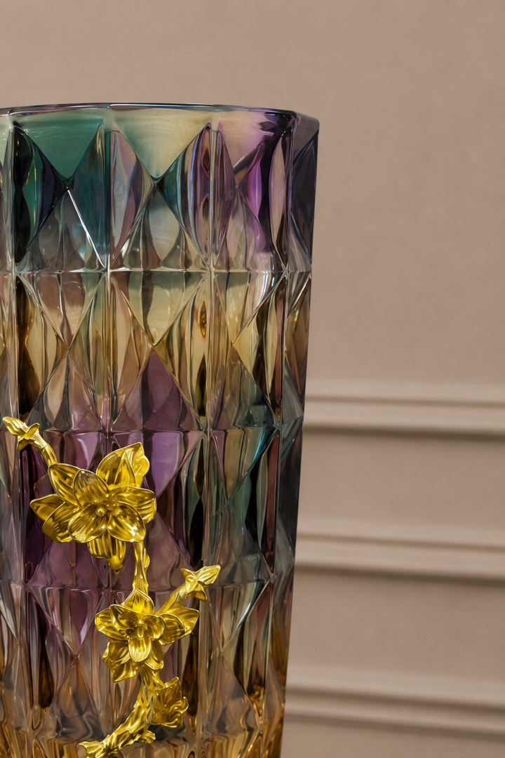 Prism Bloom Crystal Vase