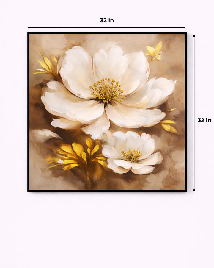 Soft Blossom Aura Canvas Wall Art
