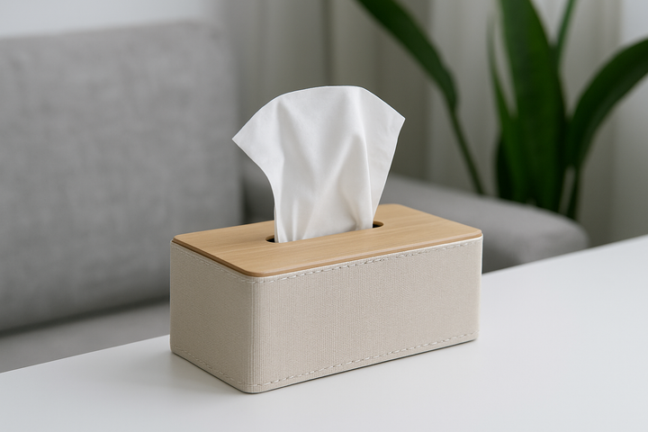 Lunara Leather Tissue Holder