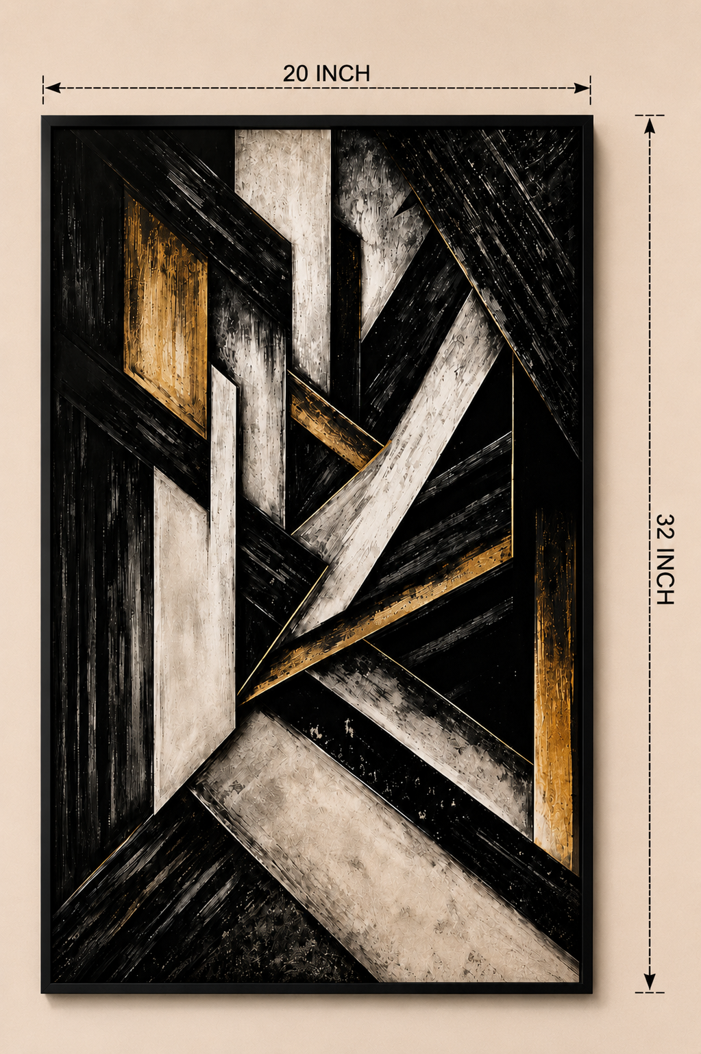 Obsidian Interlock Wall Art
