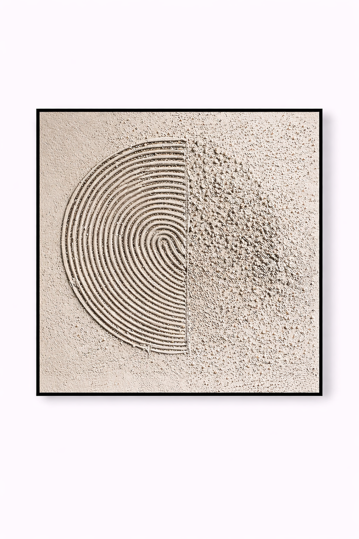 Harmonic Circles Canvas Wall Art
