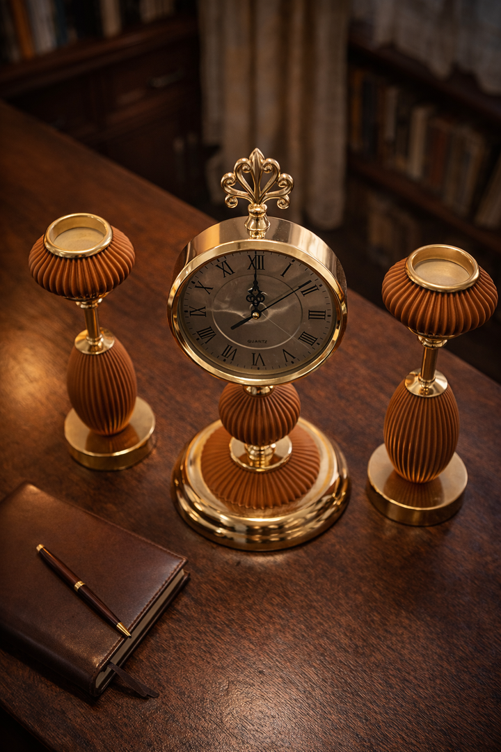 Elysian Rhythm Table Clock Set