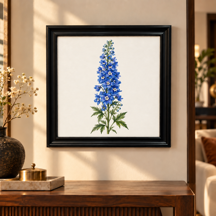 Delphinium Spire Wall Art