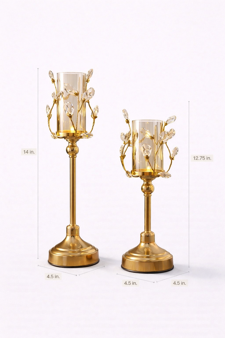 Elysian Petal Candle Stand Set