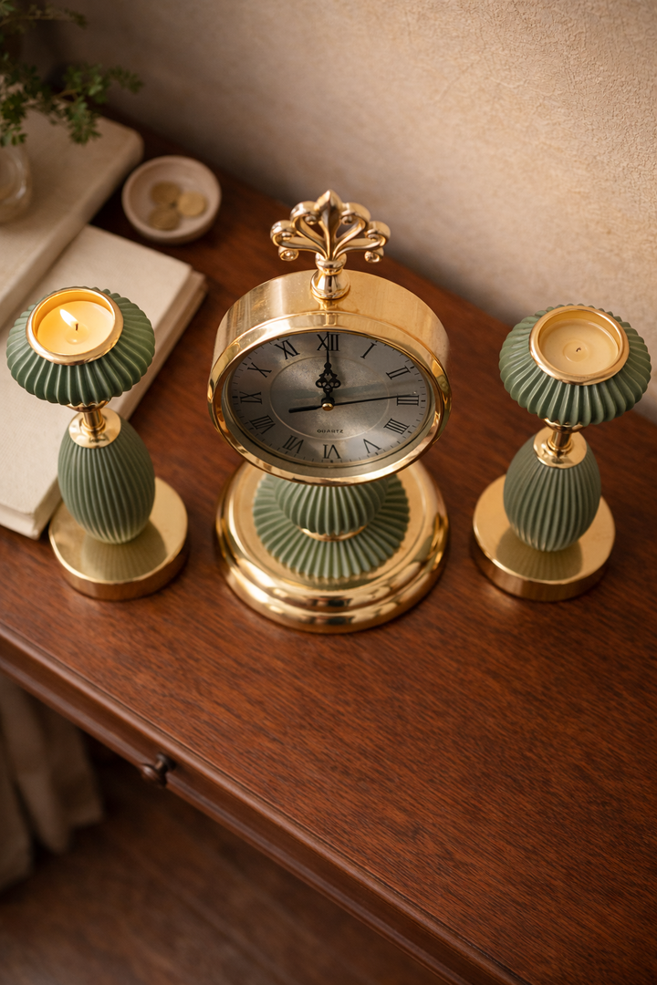 Elysian Rhythm Table Clock Set