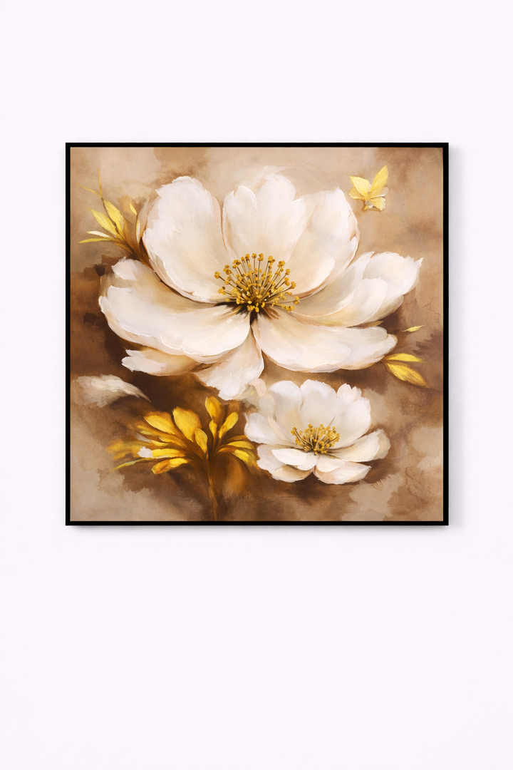 Soft Blossom Aura Canvas Wall Art