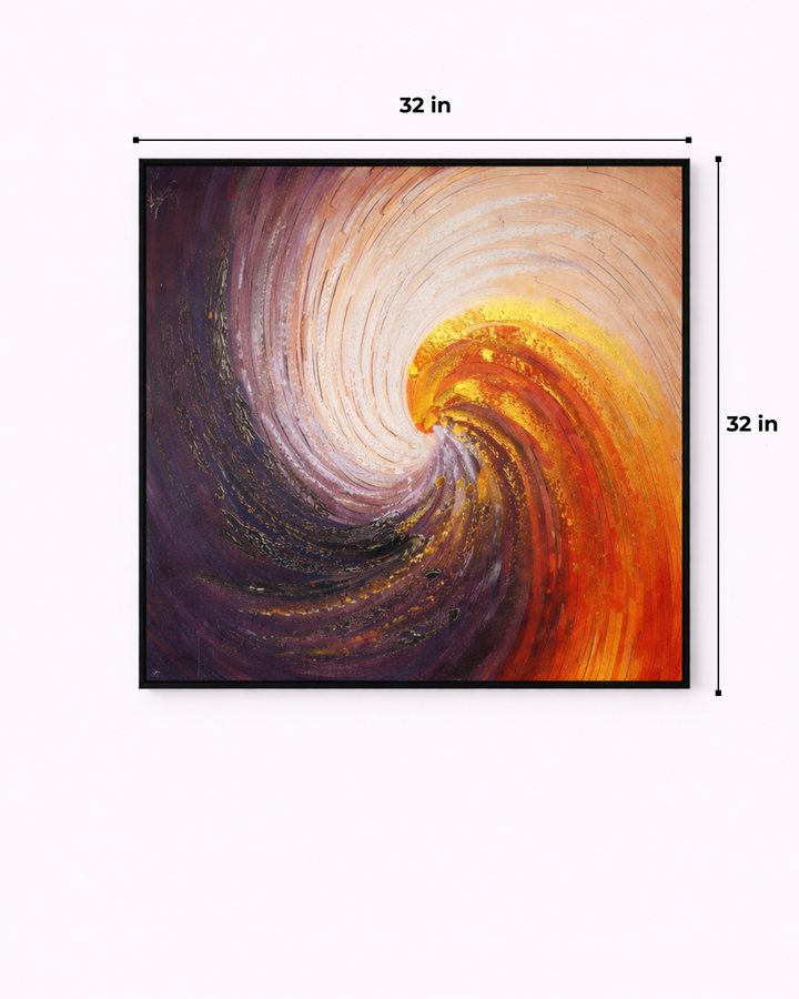 Inferno Bloom Canvas Wall Art