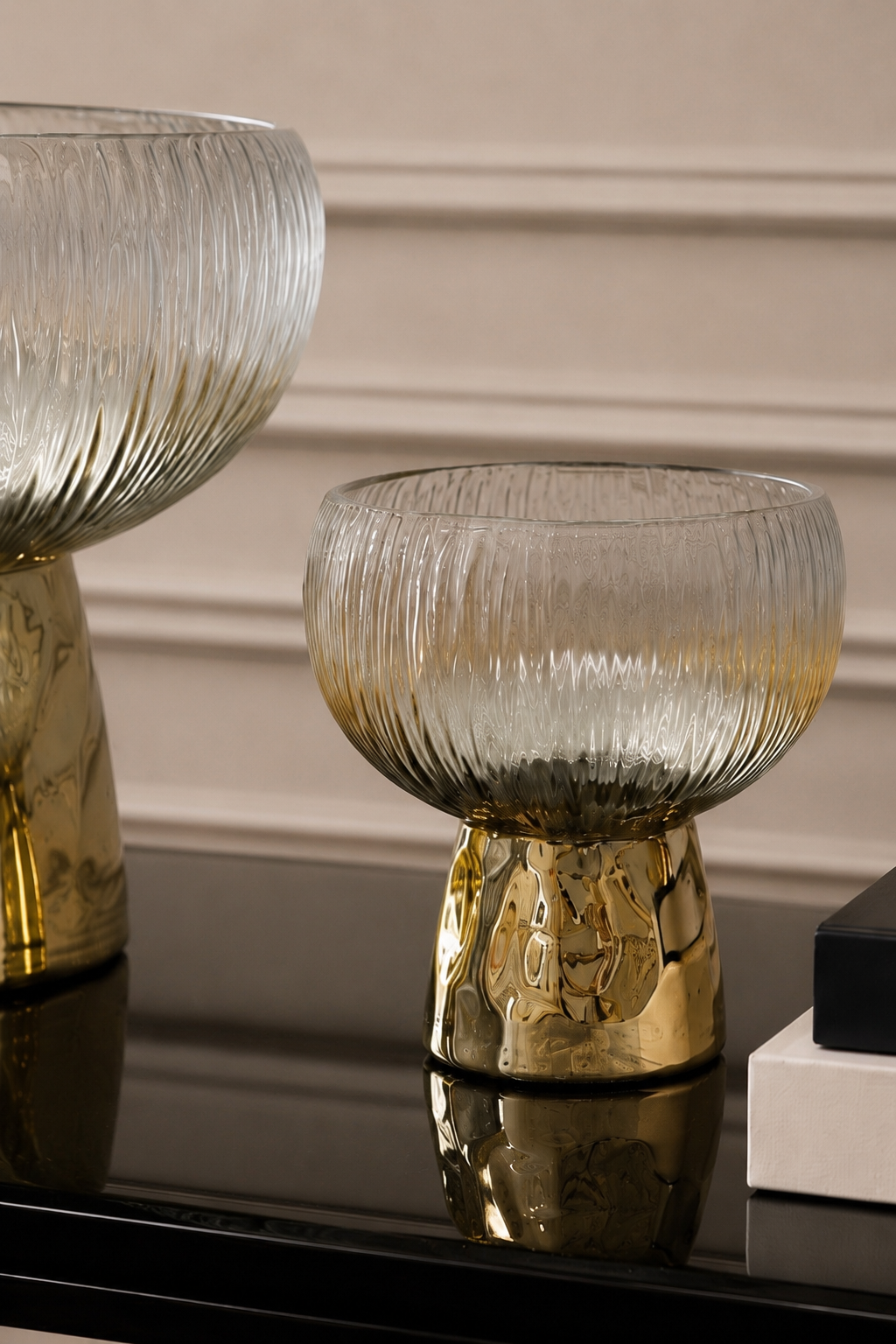 Solenne Vase Set - Smoky Gold