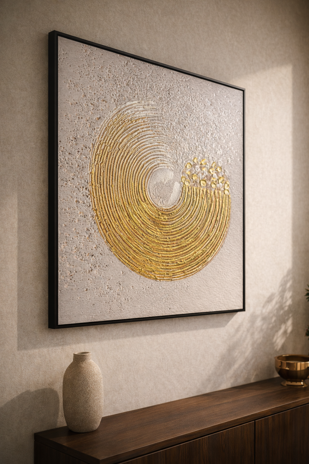 Golden Meridian Canvas Wall Art