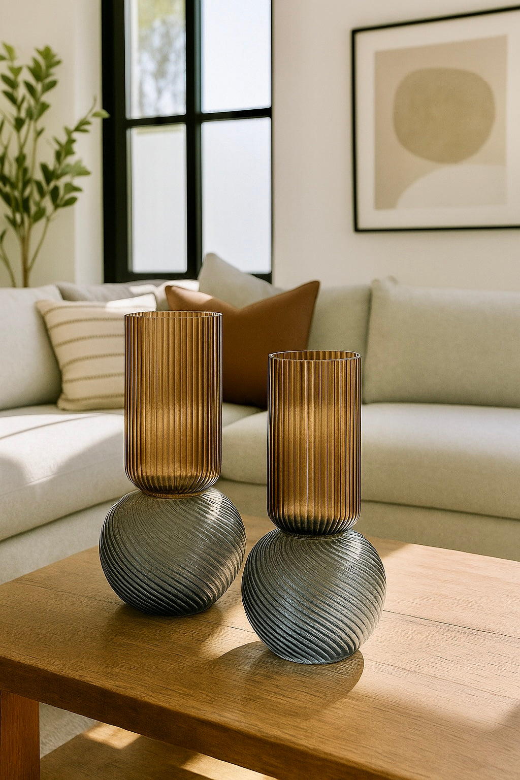 Novelle Swirl Vase Set