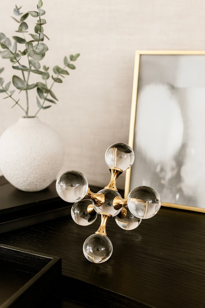 Nexus Crystal Orb Sculpture