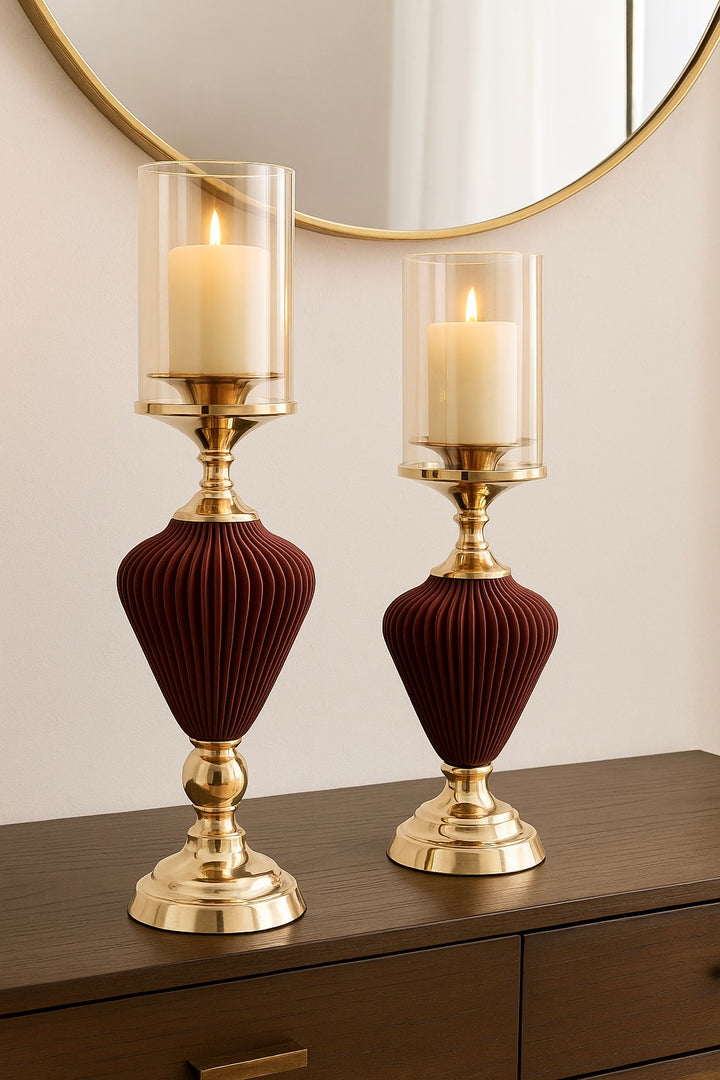 Eclat Aura Candle Holder Set