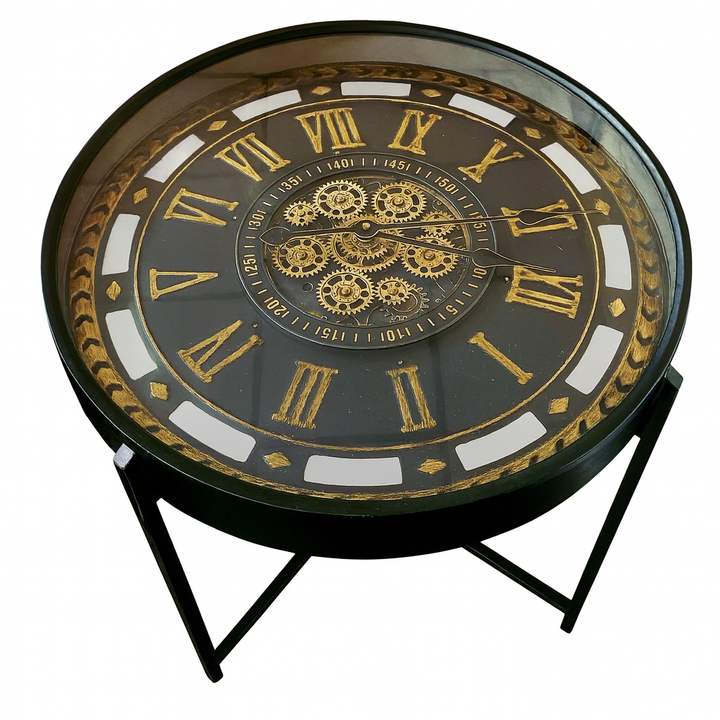 Maison Noir Clock Table