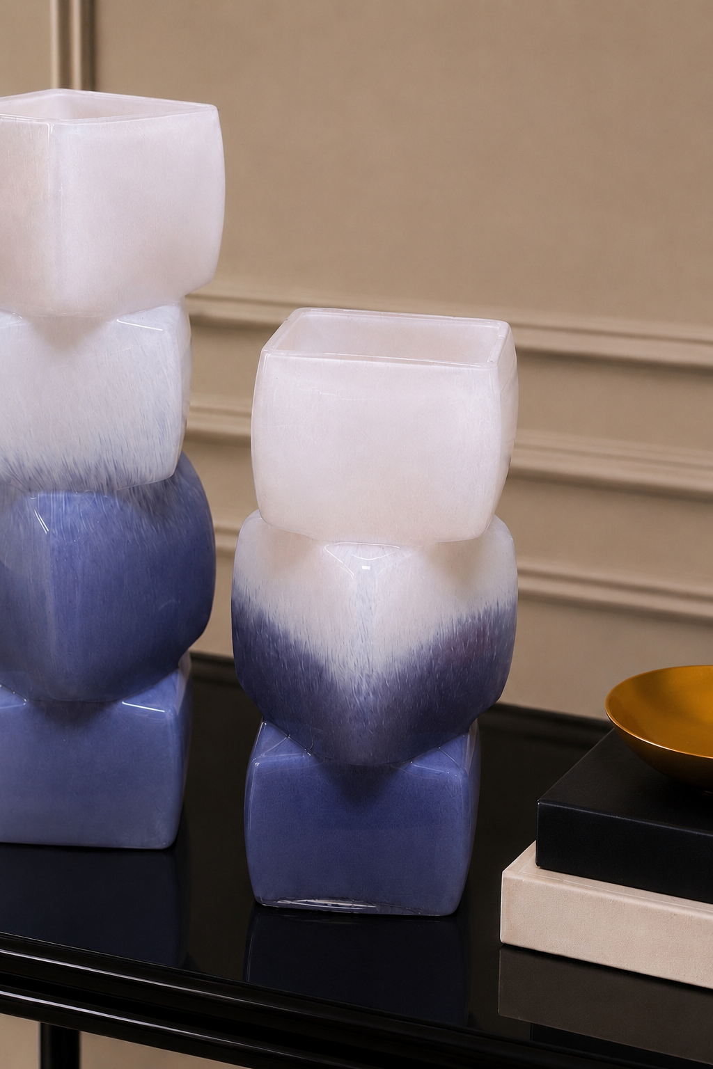 Prism Aura Vase Set - Pink &amp; Purple