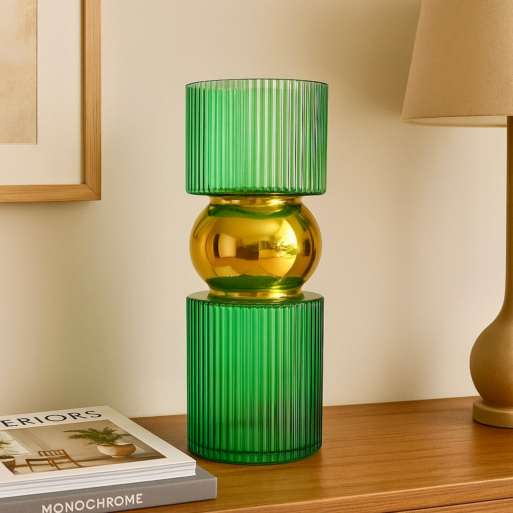 Eclisse Dual-Tone Glass Vase