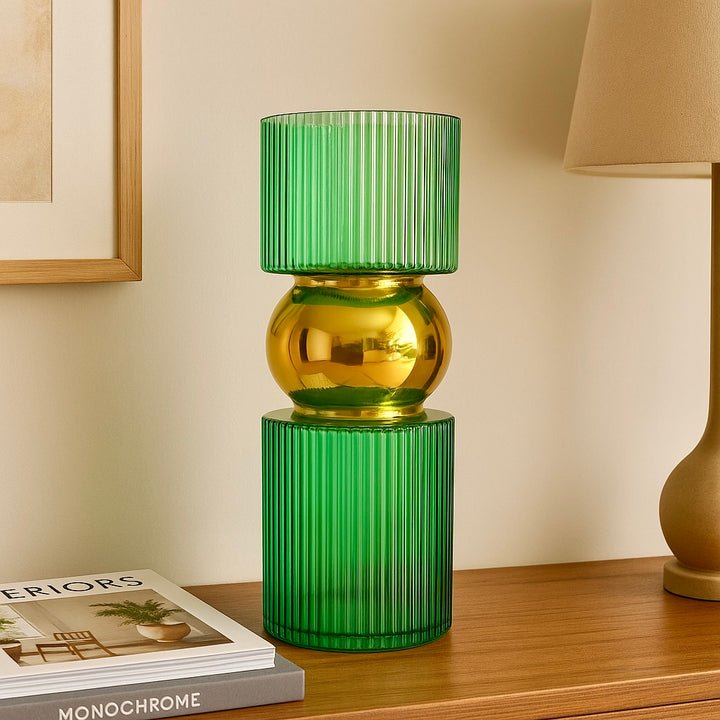 Eclisse Dual-Tone Glass Vase