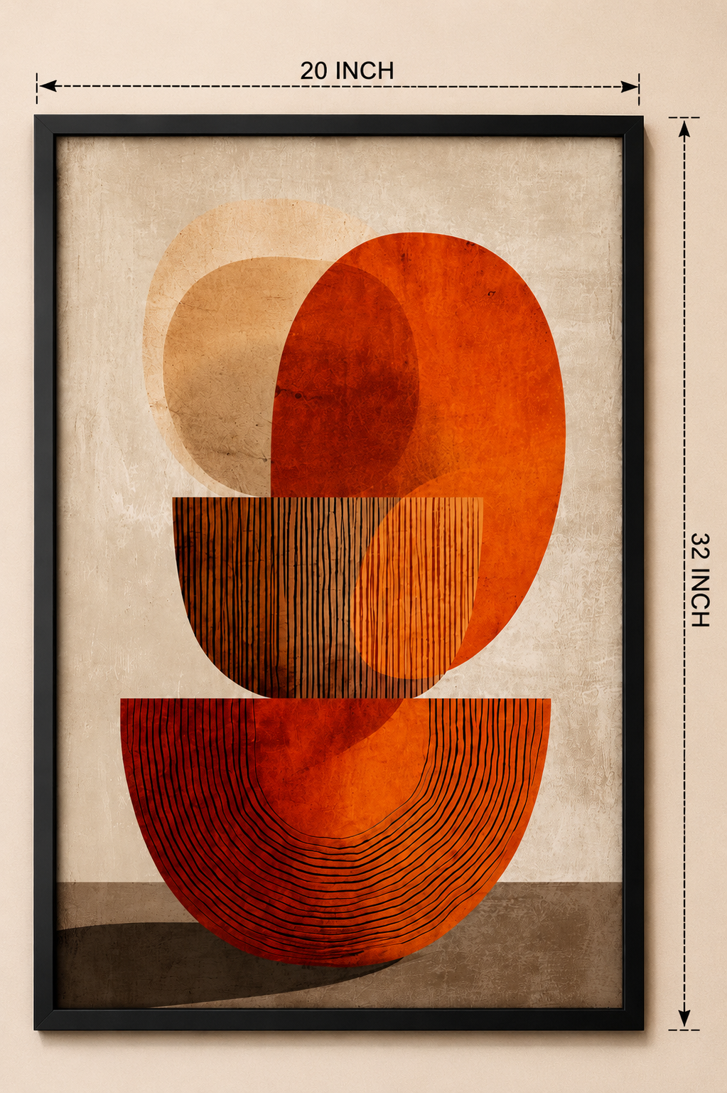 Terracotta Balance Wall Art