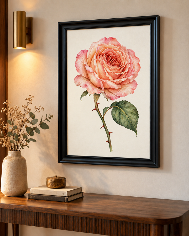 Garden Rose Bloom Wall Art